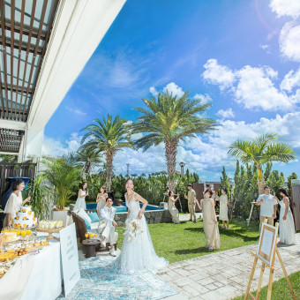 大きく広がる青空が気持ちいいロケーション