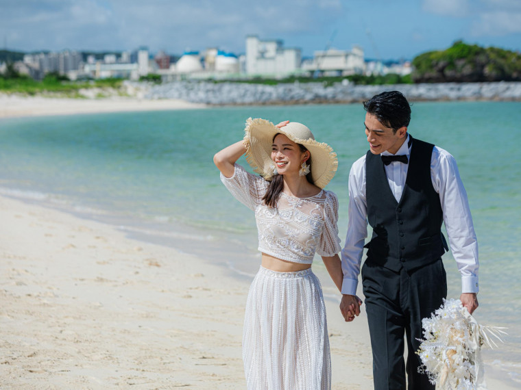 リゾートウエディングにぴったりなドレスを多数ご用意