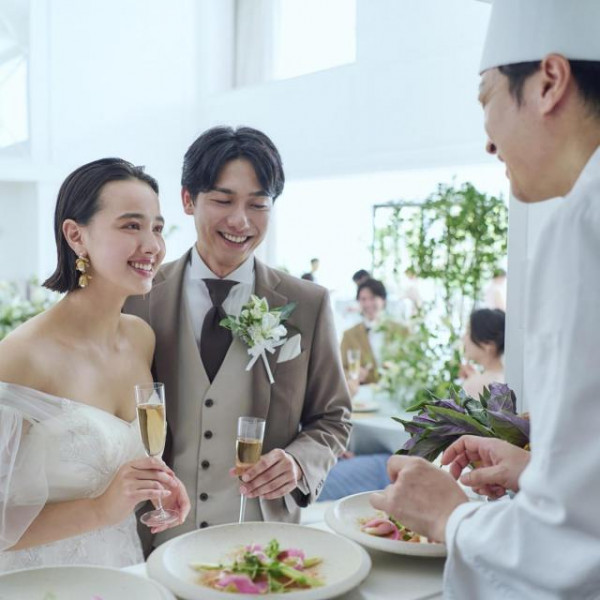 【ご参考に】ブライダルフェアでは無料試食をご用意。状況を鑑みて、食事会の追加開催もお受けしています。