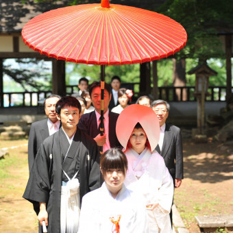 愛宕神社での神前挙式