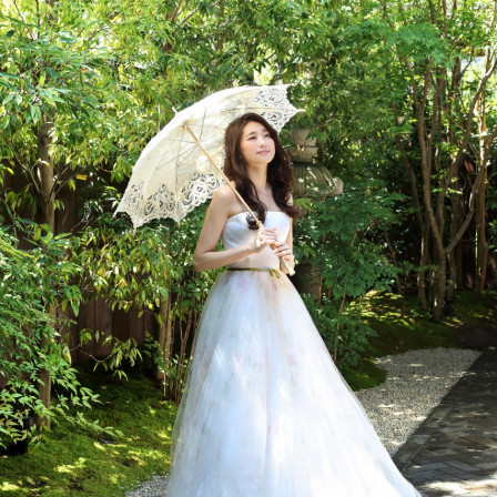 貸切だからこそお庭でゆっくりと写真撮影。|萬屋本店 - KAMAKURA HASE est1806 -の写真(1148381)