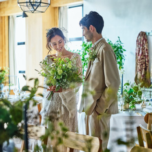 新婦様の雰囲気やイメージにあわせた装花を提案いたします|InStyle wedding KYOTO/テイクアンドギヴ・ニーズウェディングの写真(53770302)