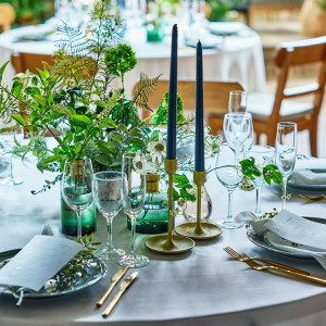 ナフキンやペーパーアイテムなど全体のバランスを考えたご提案をいたします|InStyle wedding KYOTO/テイクアンドギヴ・ニーズウェディングの写真(53770301)