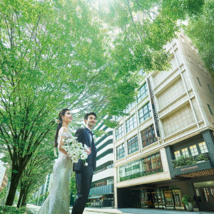 緑あふれる非日常空間で叶うナチュラルウエディング|InStyle wedding KYOTO/テイクアンドギヴ・ニーズウェディングの写真(53769197)