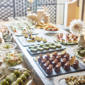 デザートにもおふたりらしさをプラス|InStyle wedding KYOTO/テイクアンドギヴ・ニーズウェディングの写真(53765822)