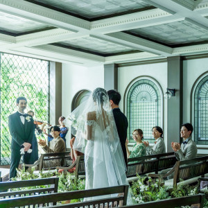 2人の雰囲気次第でアットホームにも、感動的にも|InStyle wedding KYOTO/テイクアンドギヴ・ニーズウェディングの写真(53764363)
