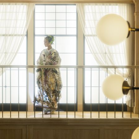 ナチュラルでモダンな会場には和装もよく似合う|ニーズ京都烏丸 by T&G WEDDING(旧 インスタイルウェディング京都)の写真(53769612)