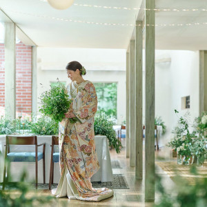新婦のナチュラルなドレスや和装が会場に映える|the Terraceの写真(56312483)