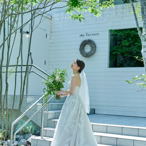 繊細なレースのベールとアクセサリーで特別な日を演出|the Terraceの写真(56312794)