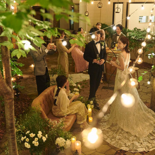 パーティではおふたりとゲストが心地良く過ごしていただけるようおもてなしを・・♪