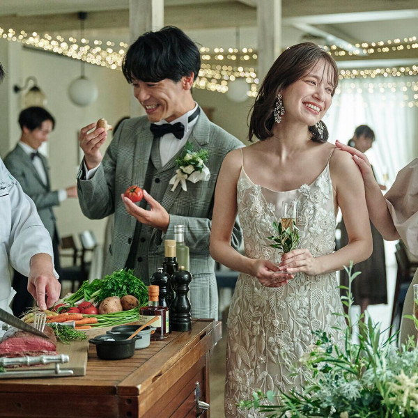 ゲストの皆様との距離の近いアットホームウエディングを♪