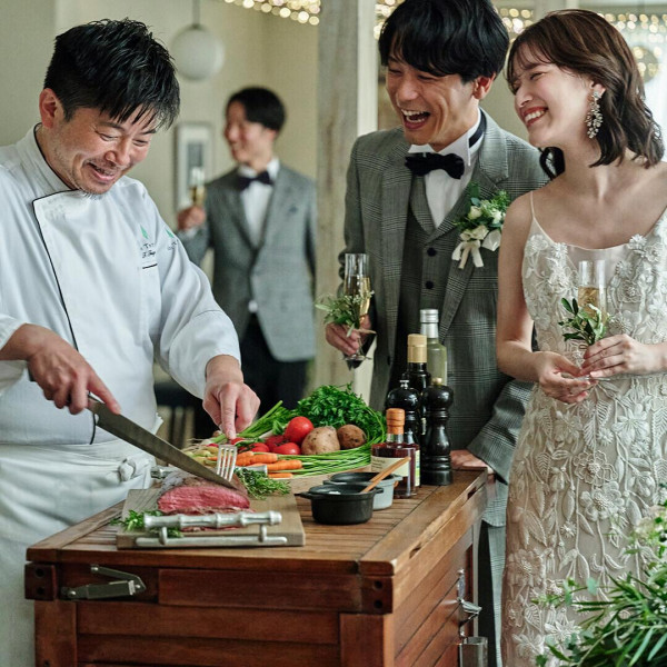 口コミでも高評価のフルコースでおもてなしを