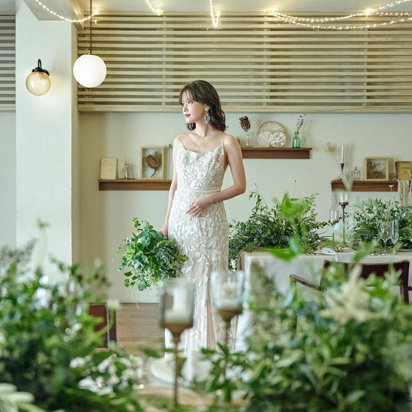 平日婚の魅力（3）会場入り口からコーディネートが叶う！
こだわり装飾含めて皆様に特別なおもてなしを♪