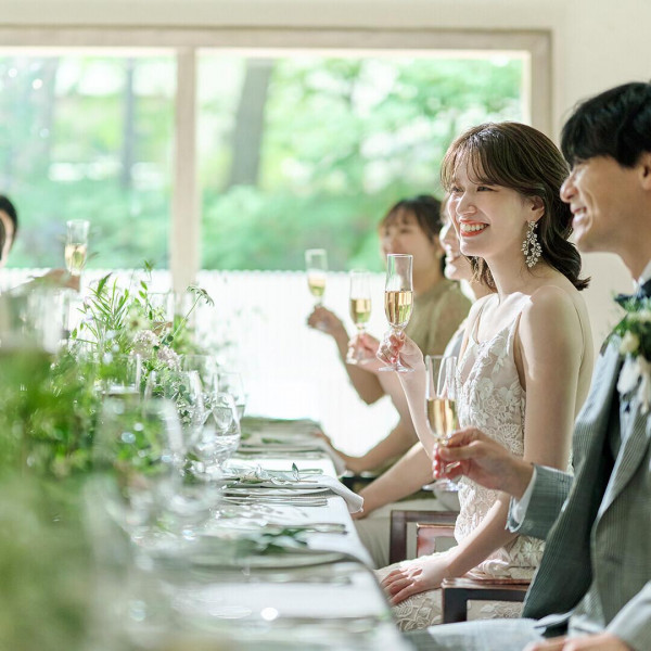 theTerrace自慢の料理は新郎新婦様とシェフで決めたオートクチュールメニュー