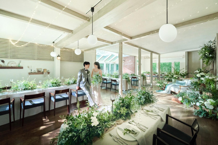 あたたかな日差しがあつまるthe Terraceで過ごすプライベートウエディング