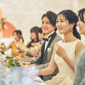 ご親族、ご友人様を中心とした披露宴にも人気。|THE GRIGHT（ザ グライト）/FIVESTAR WEDDINGの写真(30366762)