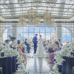 6つのパーティ会場は全室オーシャンビュー＆多彩なデザイン|ノートルダム横浜みなとみらい/FIVESTAR WEDDINGの写真(46092847)