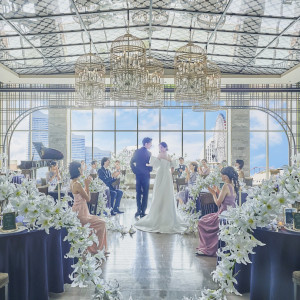 華やかなパーティ|ノートルダム横浜みなとみらい/FIVESTAR WEDDINGの写真(39994440)