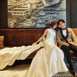 館内の随所がフォトスポットに|ノートルダム横浜みなとみらい/FIVESTAR WEDDINGの写真(39994698)