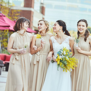 友人と記憶に残る感動的なパーティに|ノートルダム横浜みなとみらい/FIVESTAR WEDDINGの写真(6722769)