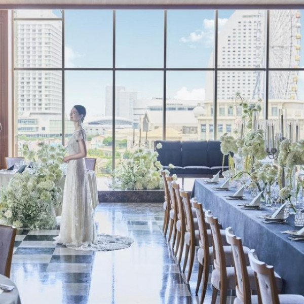 幻想的な冬のウエディング