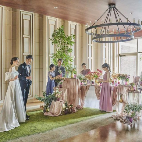 幻想的な冬のウエディング