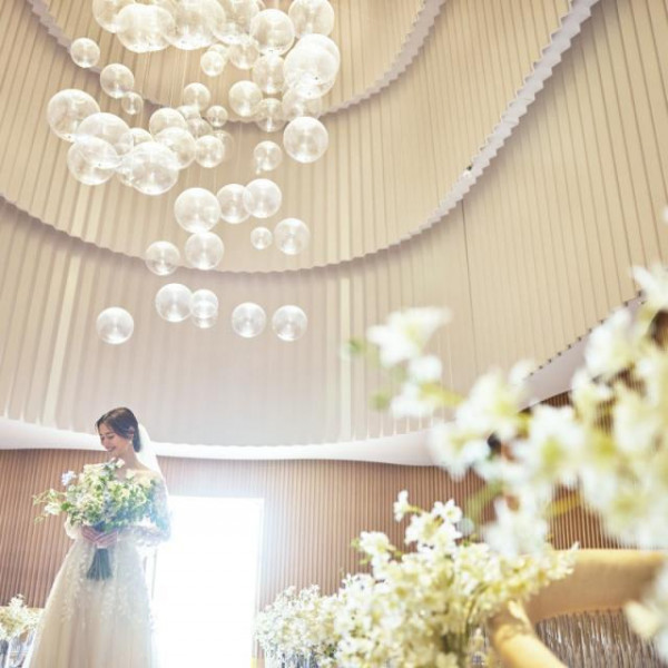 幻想的な冬のウエディング