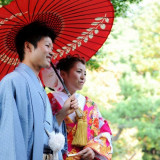 和装でのロケーションフォトも人気♪