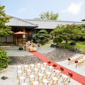 広い庭園は友人の参加もOK|渭水苑／祥雲閣（いすいえん／しょううんかく）の写真(1271390)