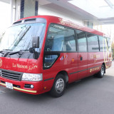 駅からの無料送迎バス☆