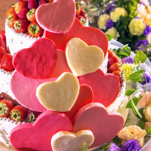 バレンタインにぴったりなハートがたくさんのキュートなケーキ★|ラ・メゾン Suite りんくうの写真(883870)