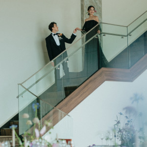 人気急上昇のブラックドレスでクールな花嫁スタイルもおススメ|ベル ラ クールの写真(38212093)