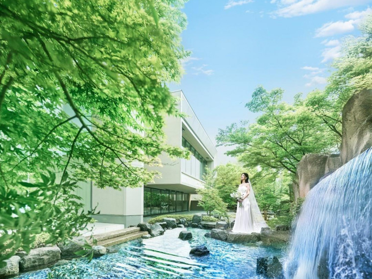 京都の高名な庭師が手がけた日本庭園