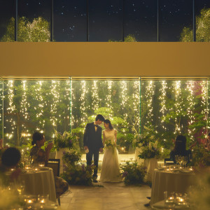 ナイアガラの花火の演出で1日のクライマックスシーンを幻想的に|松山モノリスの写真(52419871)