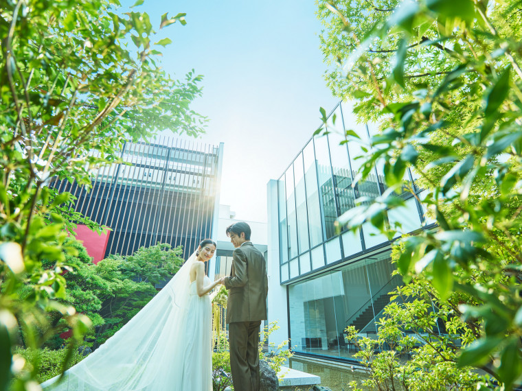 お好きな場所で自然体の花嫁姿を思い出に残して