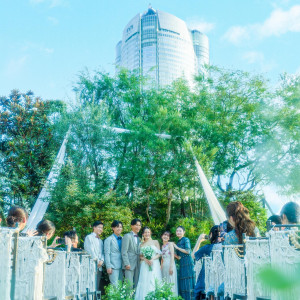 そよ風を感じながら形式にとらわれないセレモニーを|パラッツォ ドゥカーレ 麻布 （Palazzo Ducale AZABU）の写真(55882082)