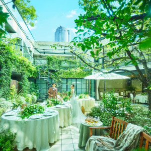 都会の景色と緑が共存するお洒落なガーデンテラス|パラッツォ ドゥカーレ 麻布 （Palazzo Ducale AZABU）の写真(55892538)