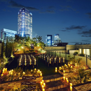 美しい夜景がロマンチックな夜のテラスガーデン|パラッツォ ドゥカーレ 麻布 （Palazzo Ducale AZABU）の写真(55882263)