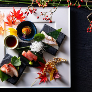 フレンチに和を融合した婚礼料理は非日常感を感じながらもどこかほっとする味|パラッツォ ドゥカーレ 麻布 （Palazzo Ducale AZABU）の写真(55891770)