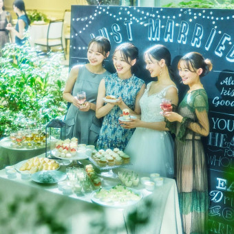 ゲストと自然体で楽しめる笑顔溢れるパーティに