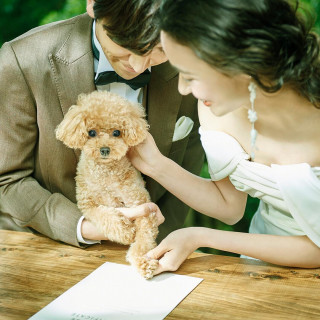 【ペット婚5大優待】自然溢れる森の邸宅で★ワンちゃん料理特典