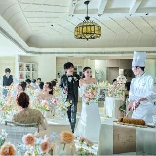 《初見学◎》森チャペル＆貸切一軒家＊黒毛和牛＆ドレス試着！来館7万特典