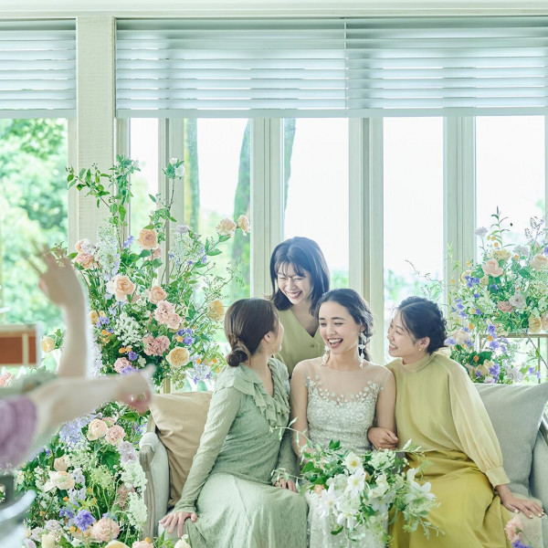 大切なゲストの皆様に囲まれて