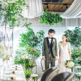 会場装花や演出など自由度が高いのでお二人らしさを表現しよう！！