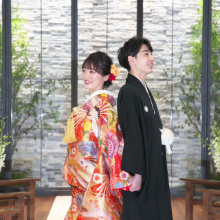 和装でのお衣裳代、お着付け代も含まれています。