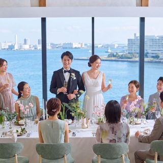 和気あいあいとした雰囲気を演出できる流しテーブルがおすすめ