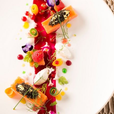 味だけではなく、見た目にもこだわったフレンチ|ニーズみなとみらい VERANDA by T&G WEDDING(旧 ベイサイド迎賓館ベランダ)の写真(1018745)