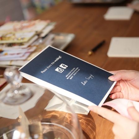 海をイメージさせる席次表|ニーズみなとみらい VERANDA by T&G WEDDING(旧 ベイサイド迎賓館ベランダ)の写真(1018497)