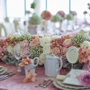 ピンク×白のコーデは花嫁の憧れ|ルミヴェールTOKYOの写真(965464)
