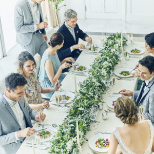 少人数のご結婚式もご案内可能◎ゲスト同士も会話の盛り上がるスタイルをご提案いたします|ラグナヴェール金沢の写真(37201572)
